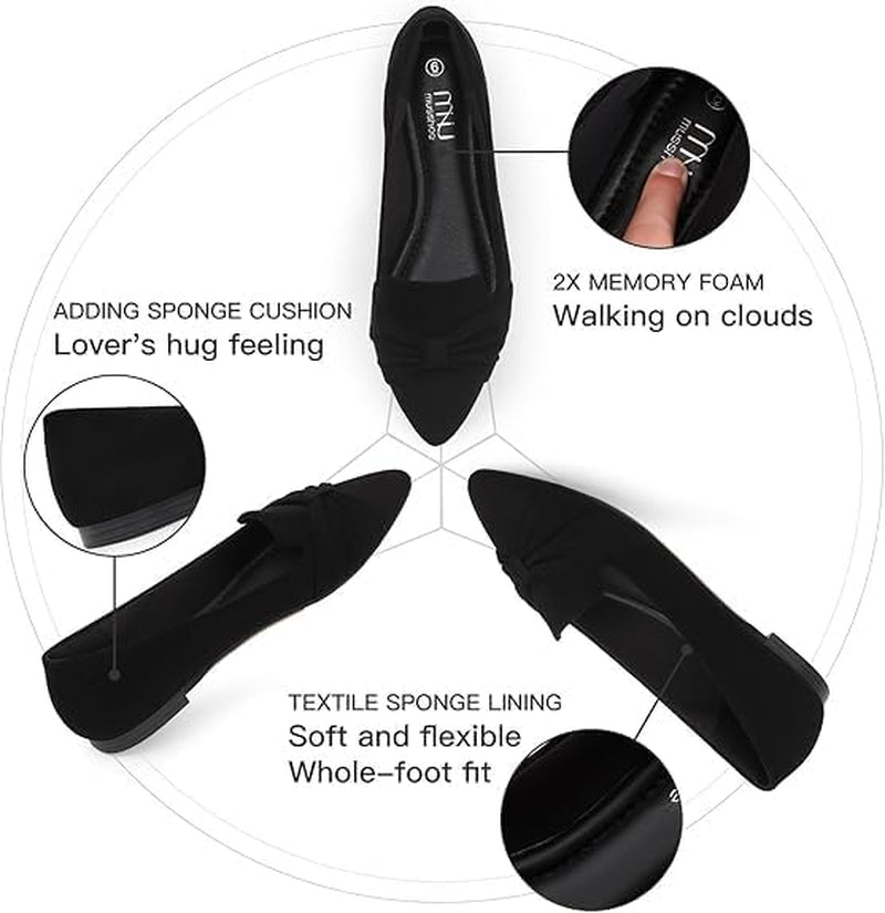 Flat Shoes Women Comfortable Slip on Women'S Flats Dress Shoes for Women